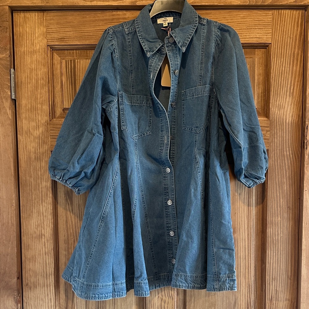 Entro Denim Blue Dress with pockets!!!